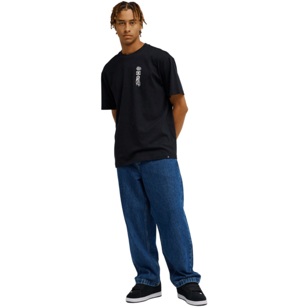 2026 DC Shoes Mens Blurry Bubble T-Shirt EDYZT04492 - Black